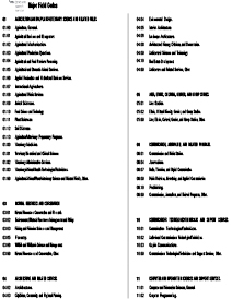 Download Major Field Code List PDF